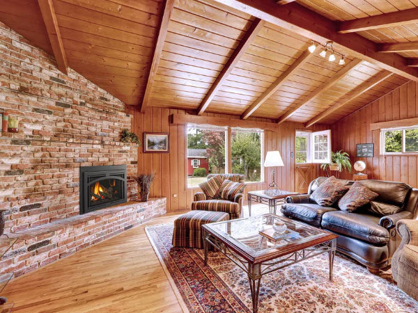 Majestic Trilliant Small 35" Traditional Direct Vent Natural Gas Fireplace Insert with IntelliFire Touch Ignition System