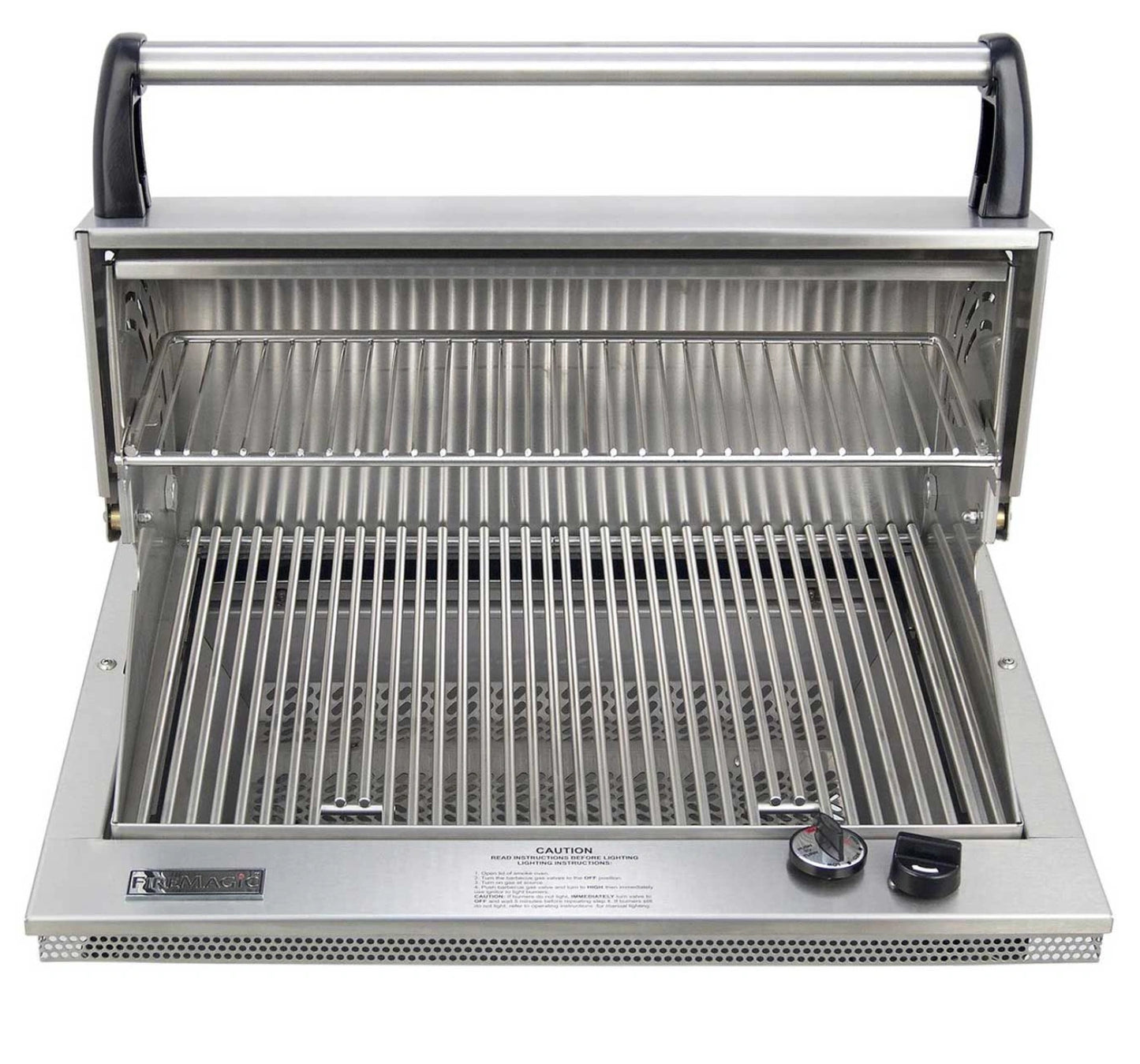 Fire Magic Deluxe Classic 24" Drop-In Propane Grill with Stainless Steel Rod Cooking Grids