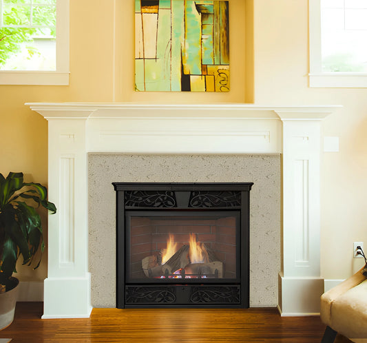 Monessen Symphony 32" Traditional Vent Free Liquid Propane Fireplace with Millivolt Control