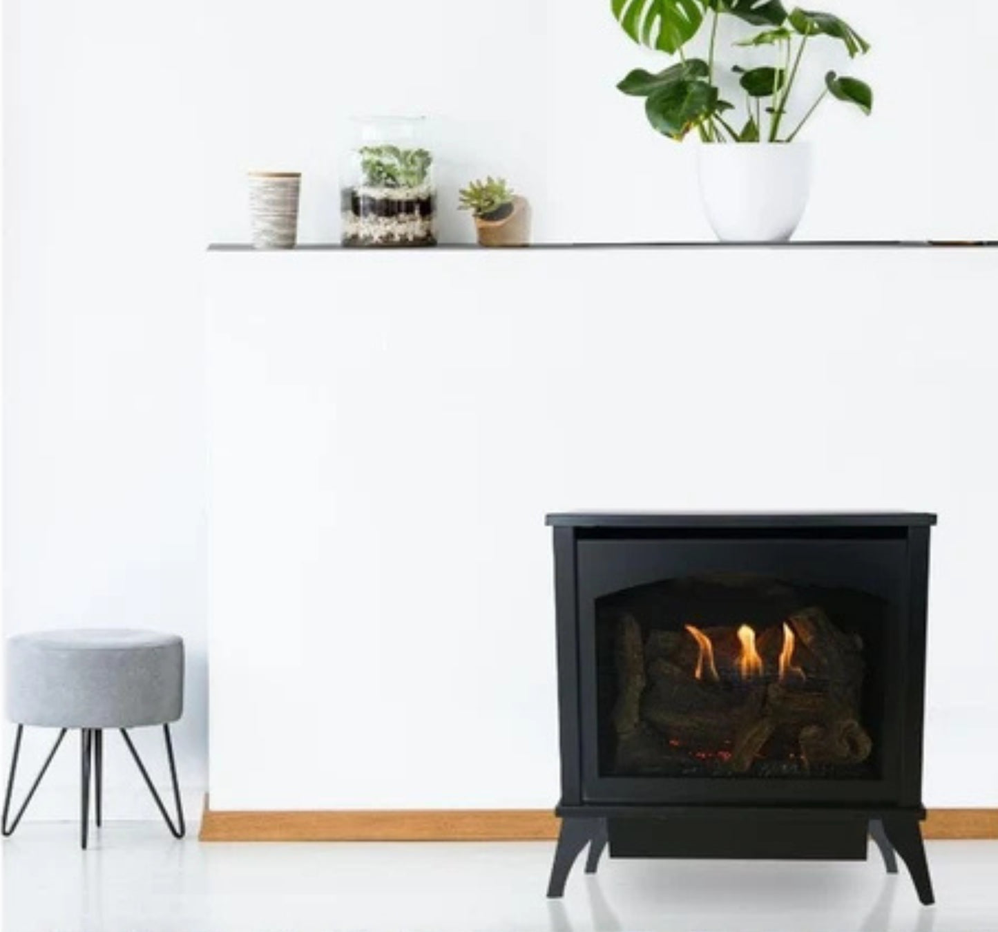 Empire Hearth Spirit 22" Vent Free Small Steel Stove with IPI Control and On/Off Switch