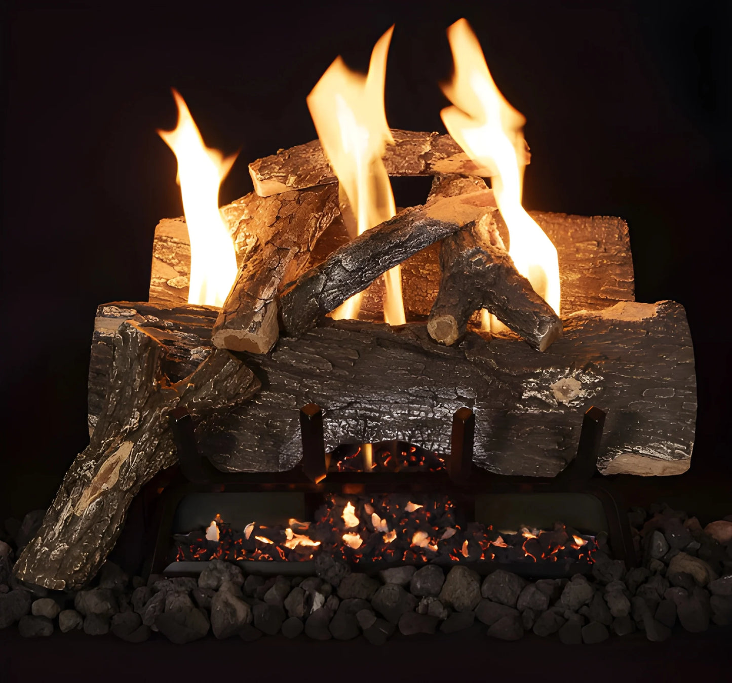 Grand Canyon Weathered Oak Vent Free Gas Log Set