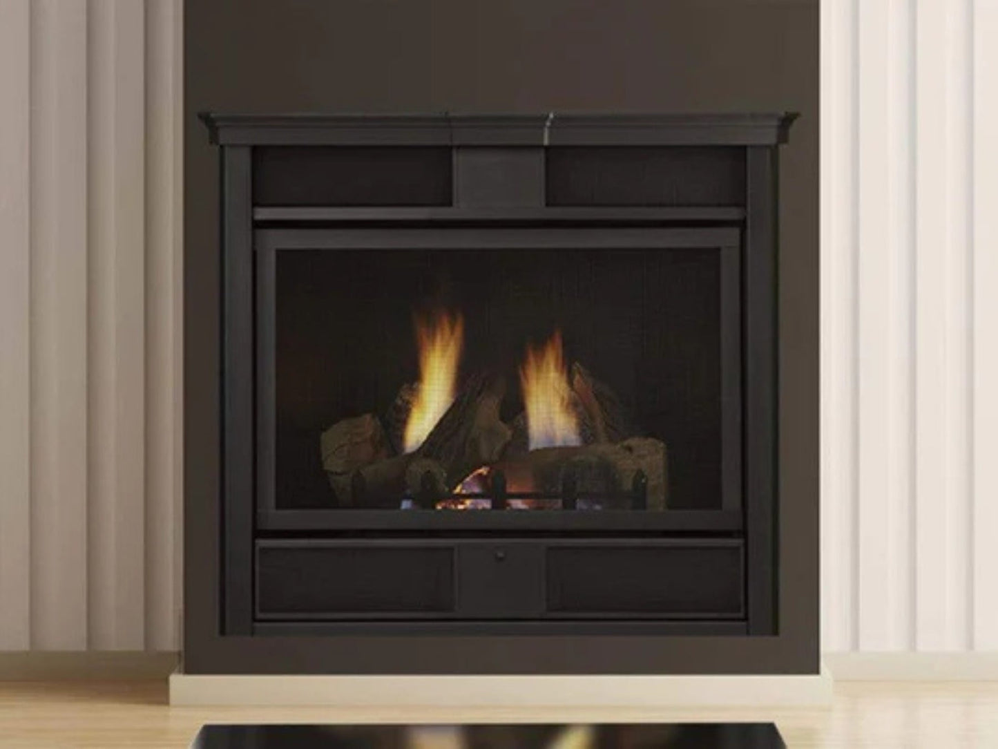Symphony 32" Traditional Vent Free Liquid Propane Fireplace with Millivolt Control