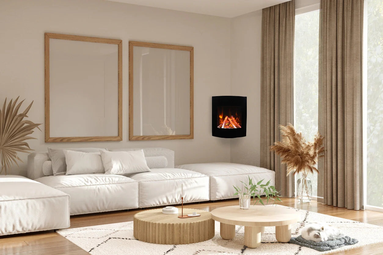 24" Wall Mount or Built-In Indoor Outdoor Smart Electric Fireplace