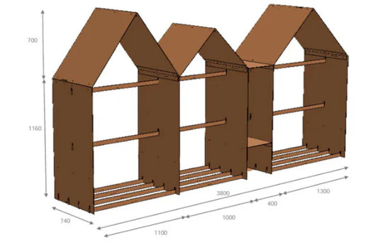 Bruges 3mm Corten Steel Wood Storage