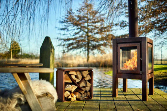 Bloxx 2mm Corten Steel Wood Storage