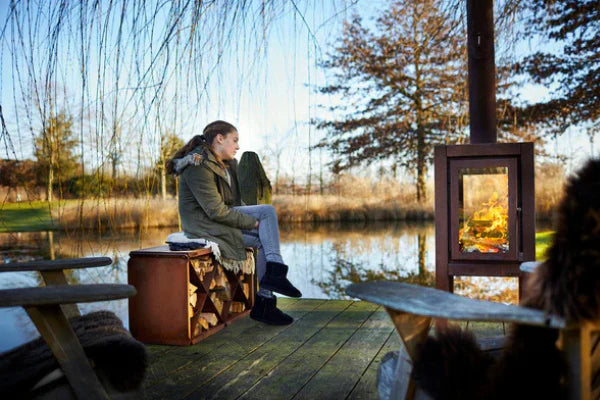 Blox 2mm Corten Steel Wood Storage