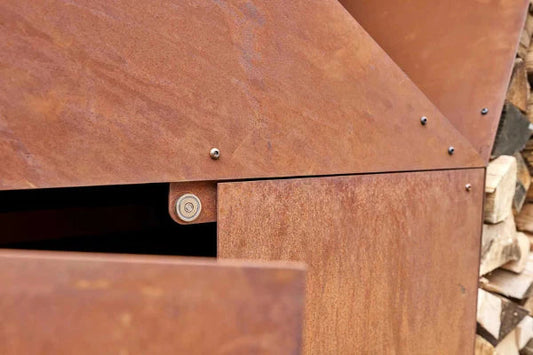Sheddak 3mm Corten Steel Wood Storage