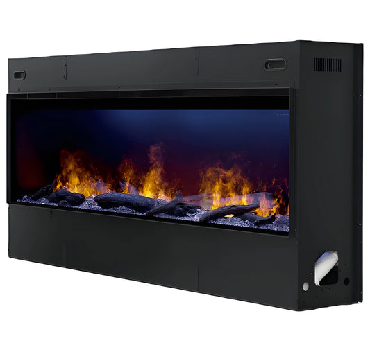 Dimplex Opti-Myst 66" Linear Electric Fireplace OLF66-AM With Acrylic Ice and Driftwood Media