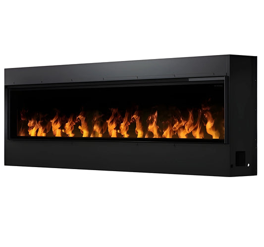 Dimplex Opti-Myst 86" Linear Electric Fireplace OLF86-AM With Acrylic Ice and Driftwood Media