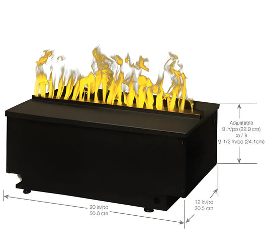 Dimplex Opti-Myst Pro 500 Water Vapor 20" Electric Fireplace Cassette CDFI500-PRO