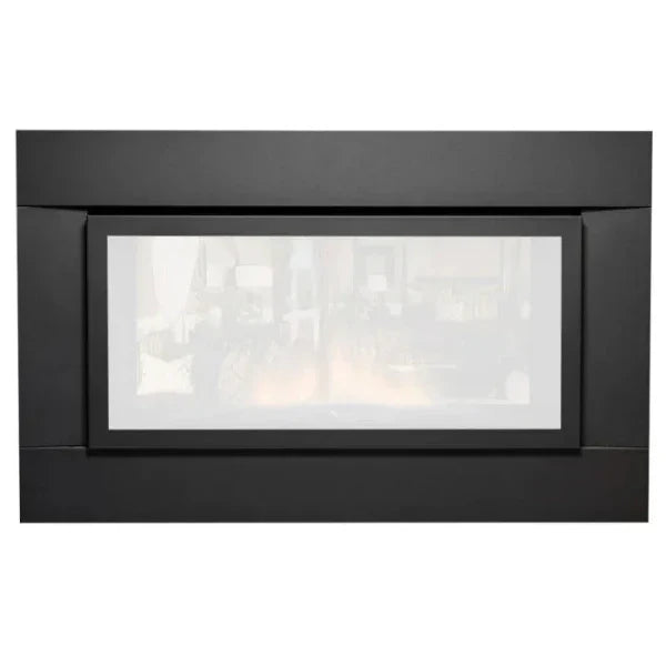Amantii Sierra Flame 41.5" x 24.75" Black Surround With Access Panel For Palisade Fireplace | PALISADE-36-SURR-AP
