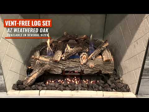Grand Canyon 48 Inch Outdoor Firepit Aspen/birch 48- 31 Pc Fire Pit Log Set