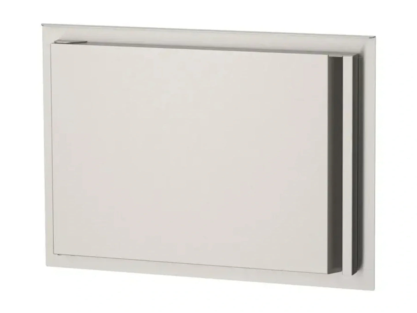 AOG 20" Horizontal Stainless Steel Single Access Door Left Hinge