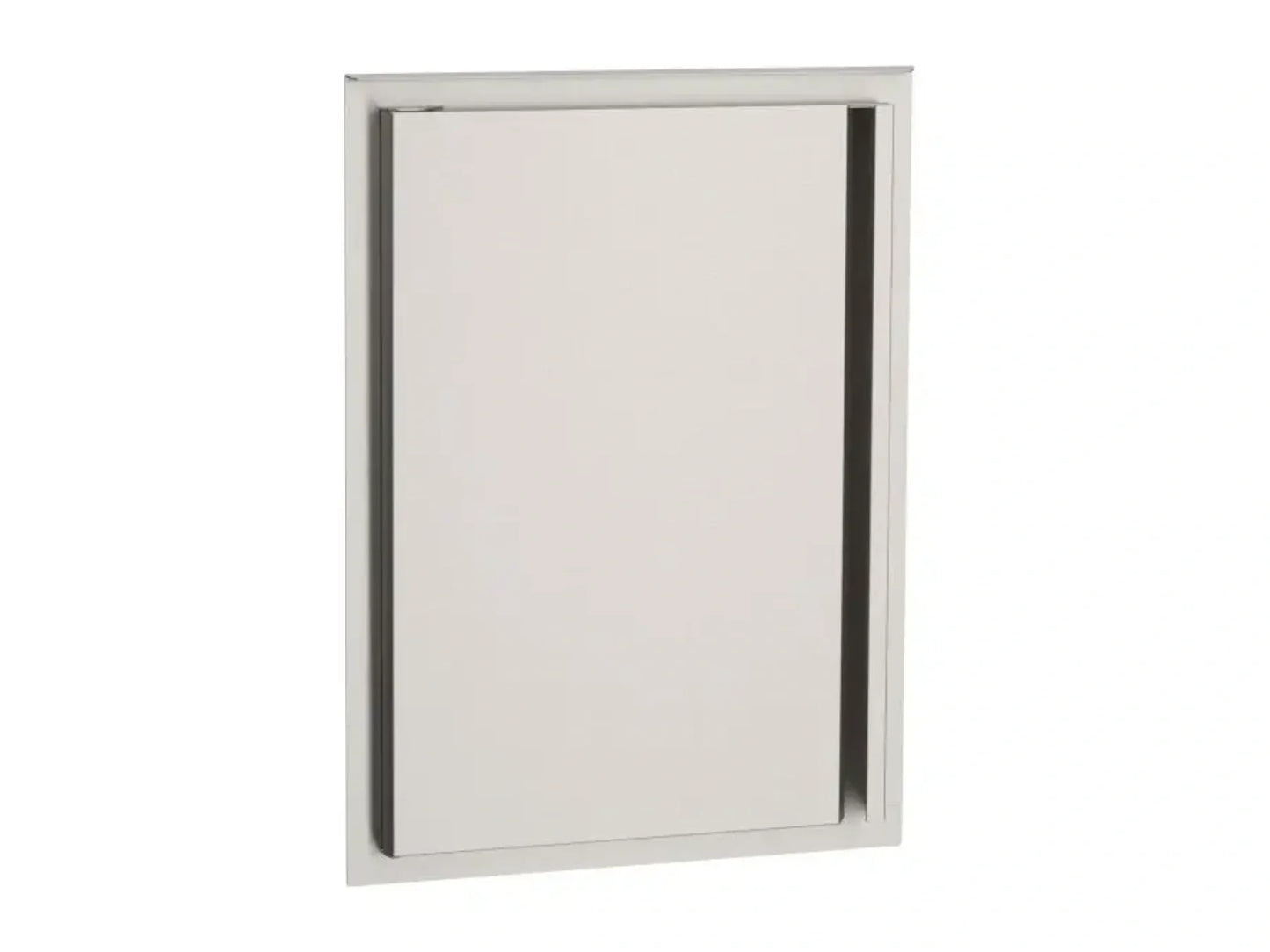 AOG 17" Vertical Stainless Steel Single Access Door Left Hinge
