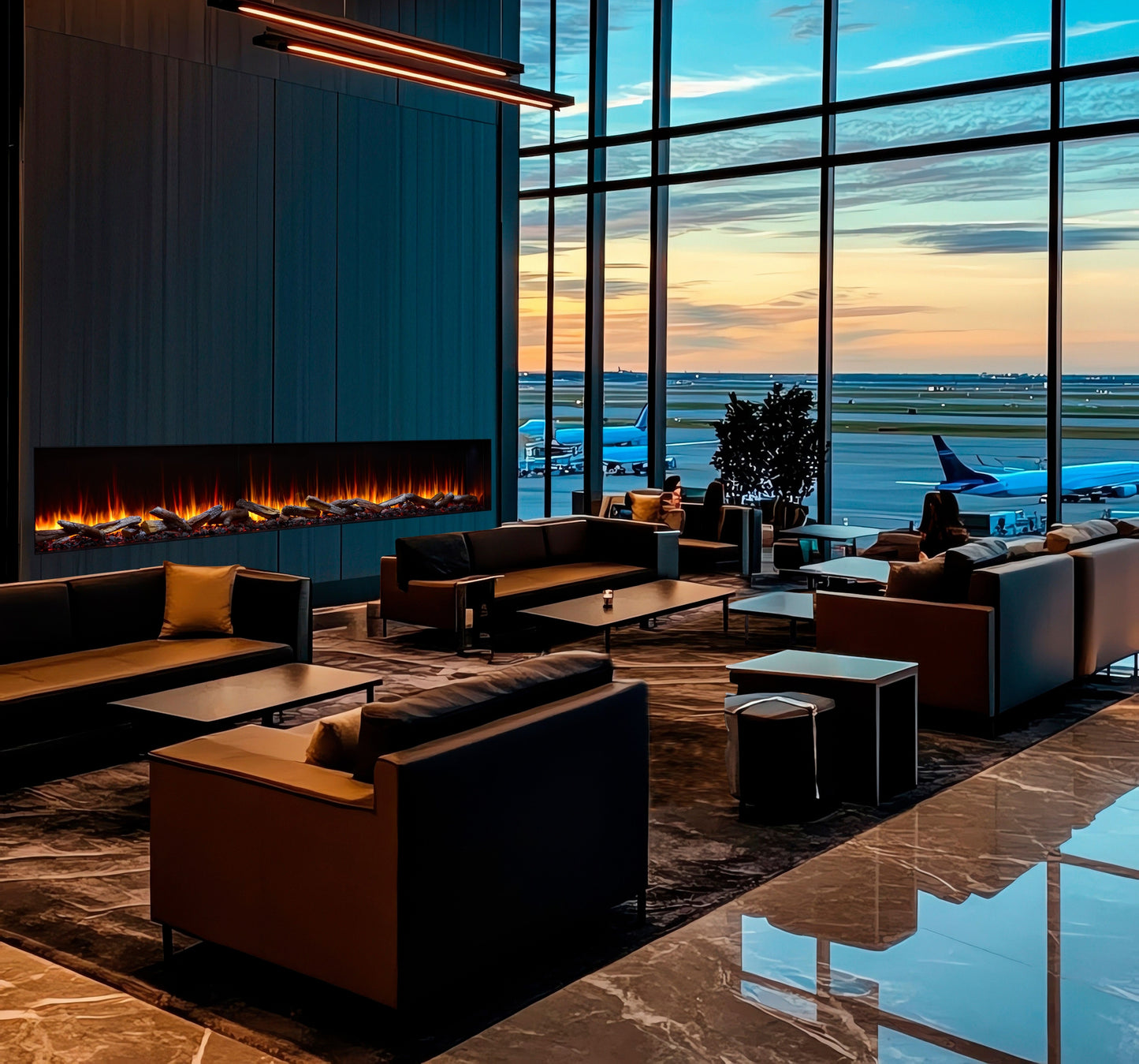 SimpliFire Triton 78" Linear Electric Fireplace