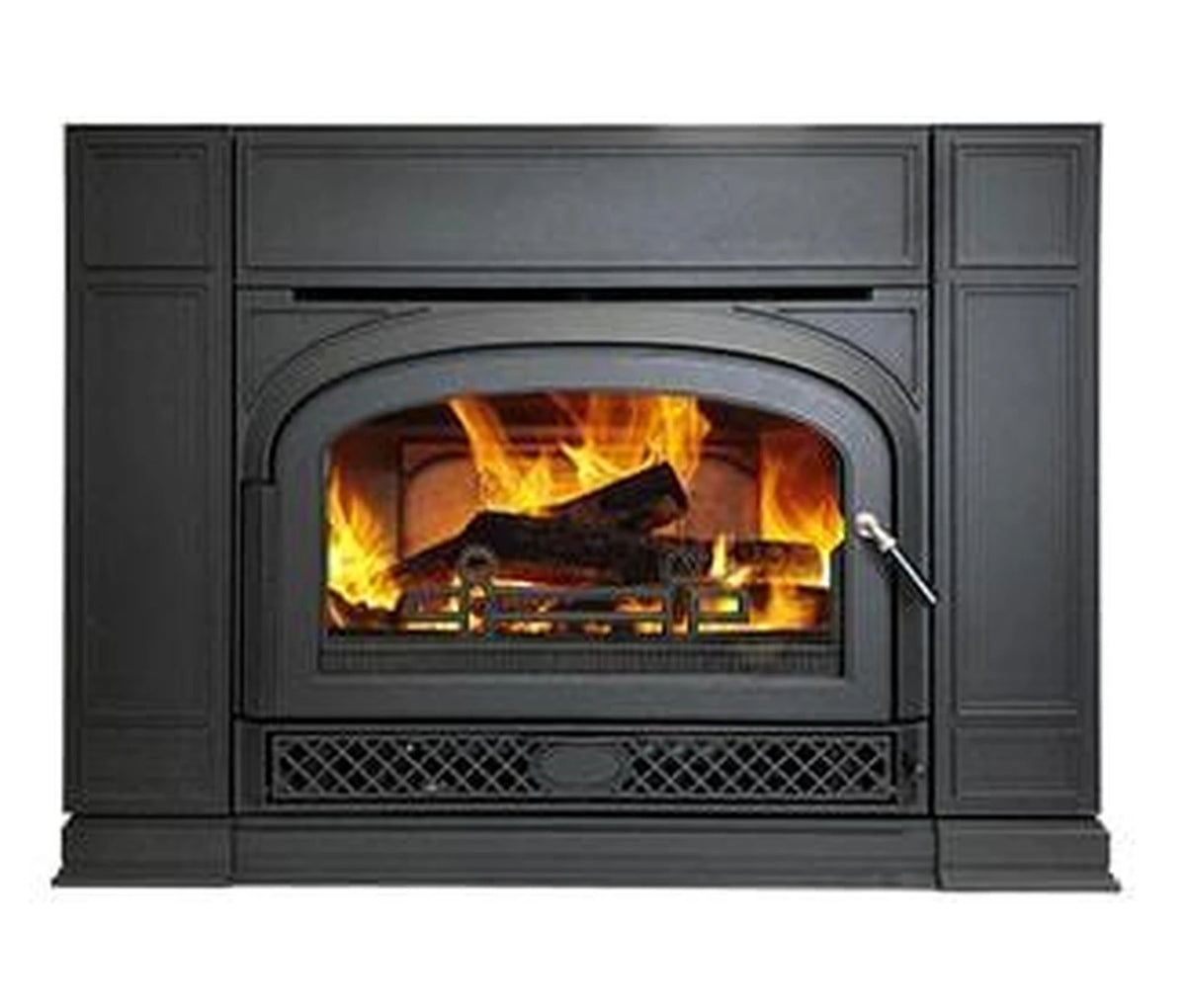 Vermont Castings 3-Inch Cast Iron Trim Riser for Cast Surround, Classic Black