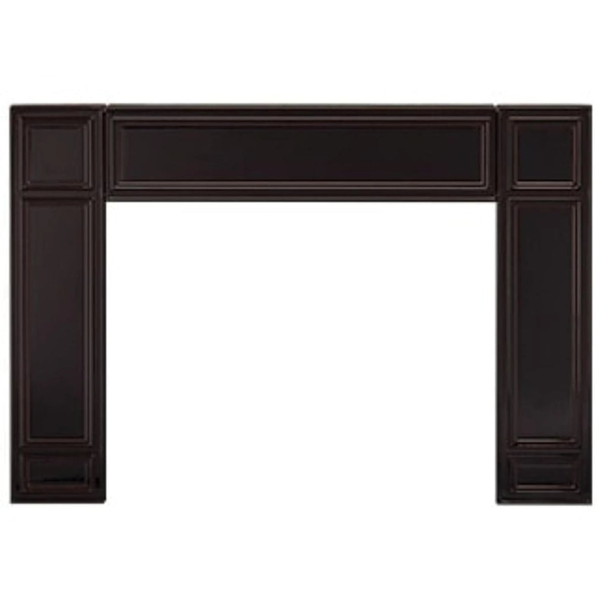 Vermont Castings Mead II Cast Iron Fireplace Insert Surround in Classic Black