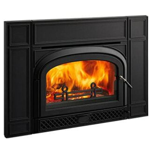 Vermont Castings Montpelier II 32-Inch Cast Iron Wood Fireplace Insert in Majolica Brown - View 2