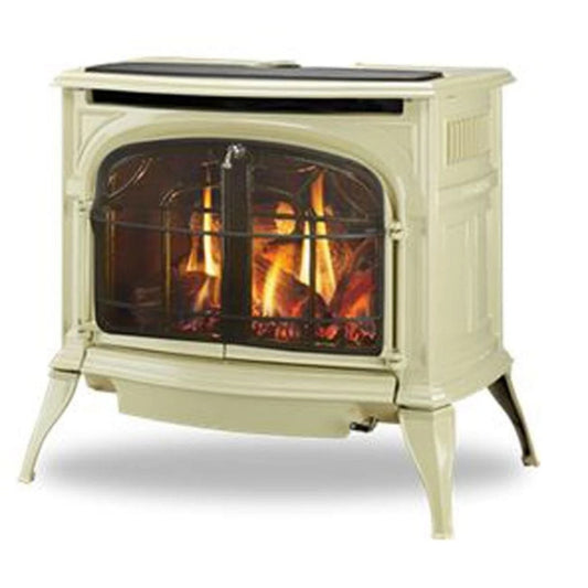 Vermont Castings Radiance 31-Inch Cast Iron Direct Vent Gas Stove in Classic Black - Propane (LP), IntelliFire Touch Ignition - View 2