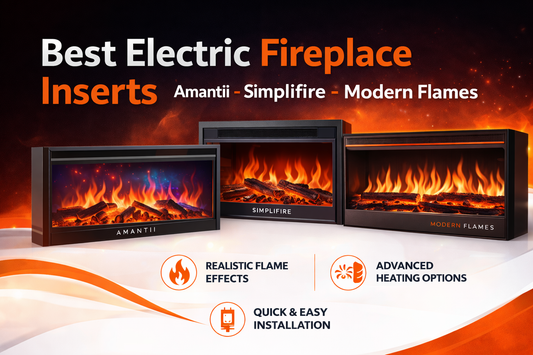 Best Electric Fireplace Inserts: Top Picks for Style, Comfort & Efficiency