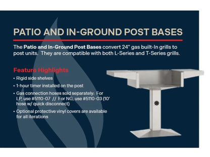 AOG 24" Patio Post Grill Base