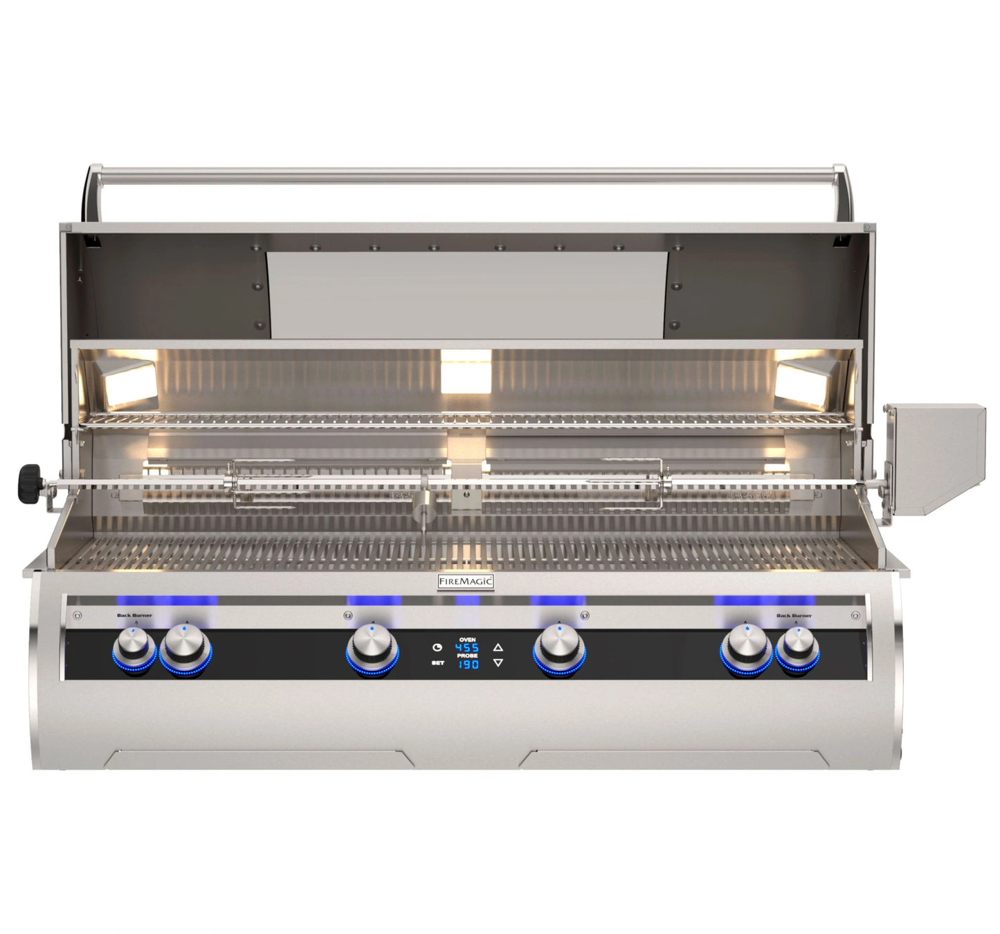 Fire Magic Echelon Diamond E1060i 52" Built-In Gas Grill With Rotisserie Kit, Digital Thermometer and Optional Magic View Window