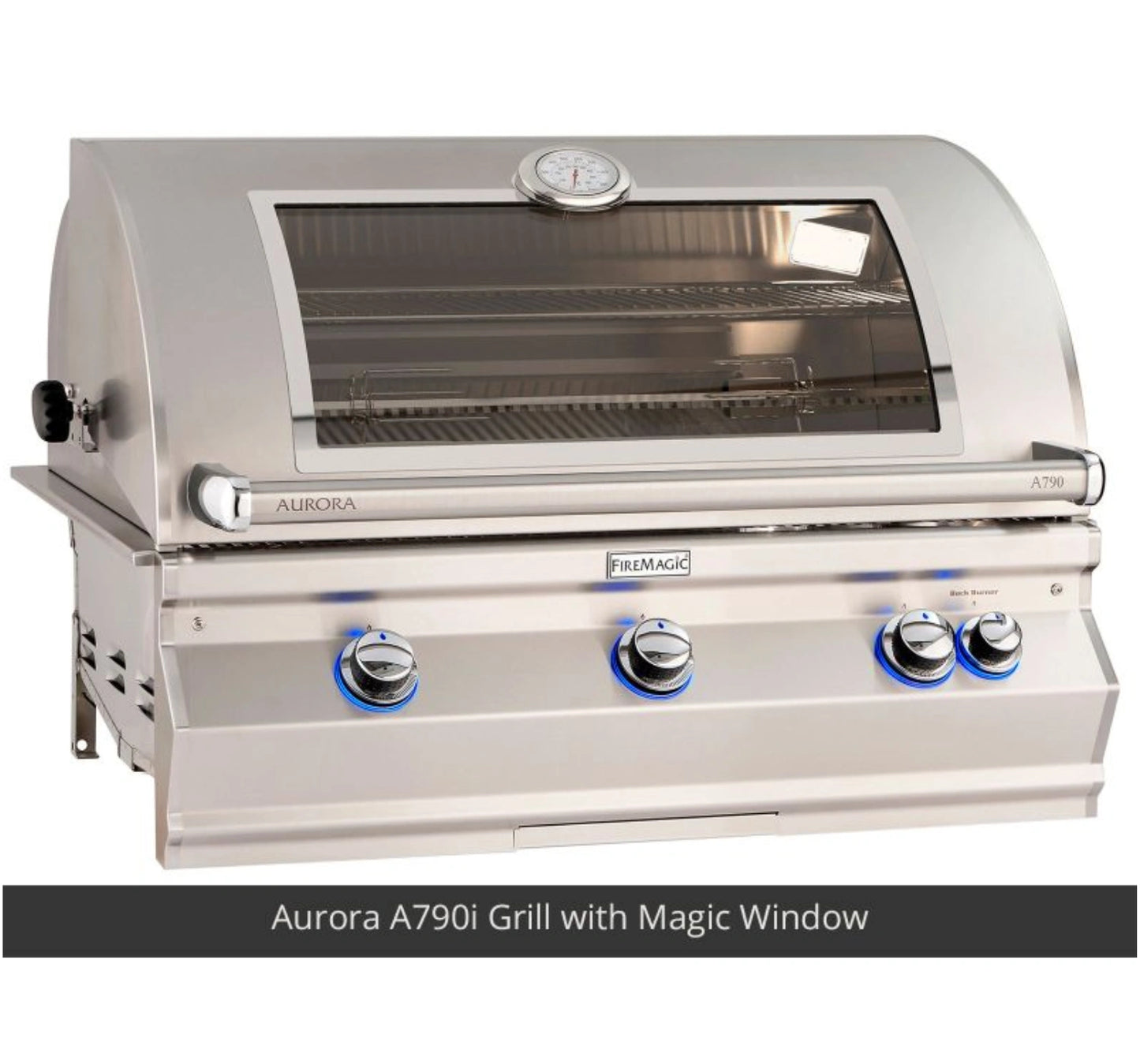 Fire Magic Contemporary Grill Island for E790/A790 Grill, Refrigerator Cut-Out (35 x 115 inch)