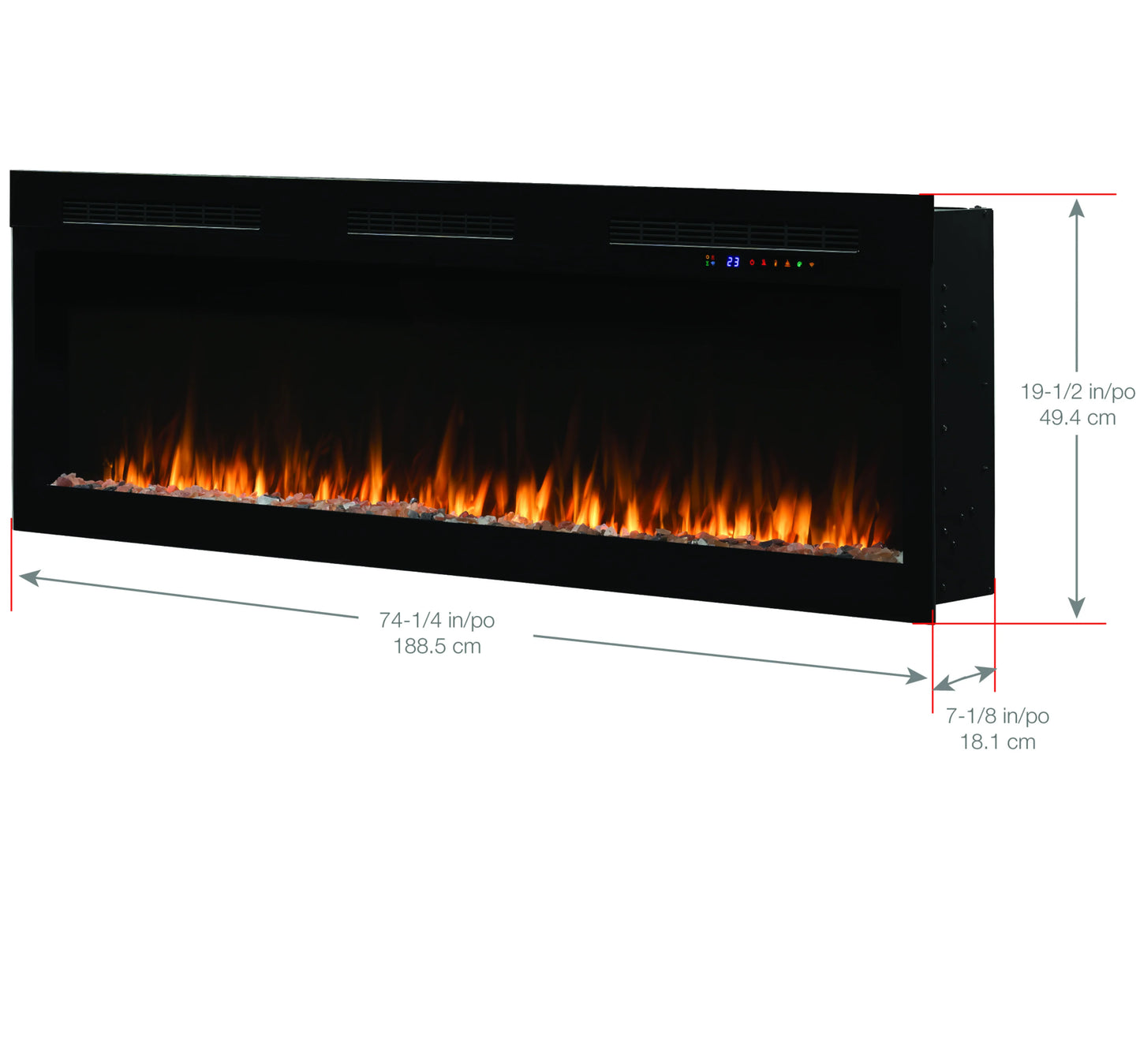 Dimplex Vital Sense Linear 74 Inch