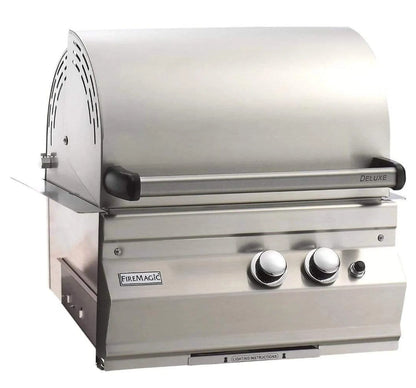 Fire Magic Deluxe 24" Built-In Natural Gas Grill with Stainless Steel Rod Cooking Grids