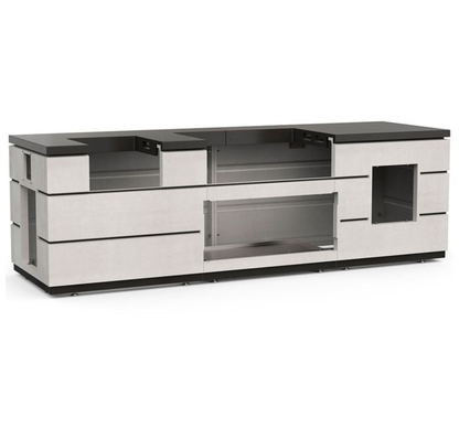 Fire Magic Contemporary Grill Island for E790/A790 Grill, Double Drawer Cut-Out (35 x 115 inch)