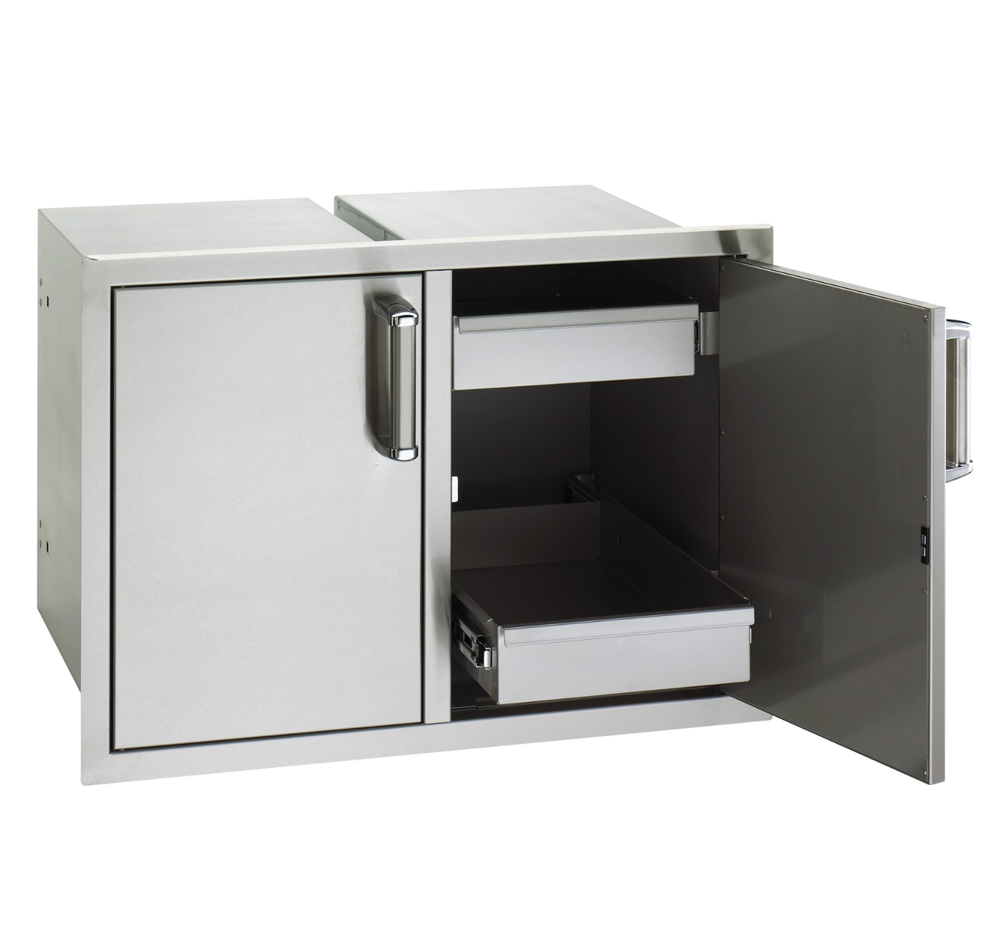 Fire Magic Premium Flush Double Doors with 2 Dual Drawers