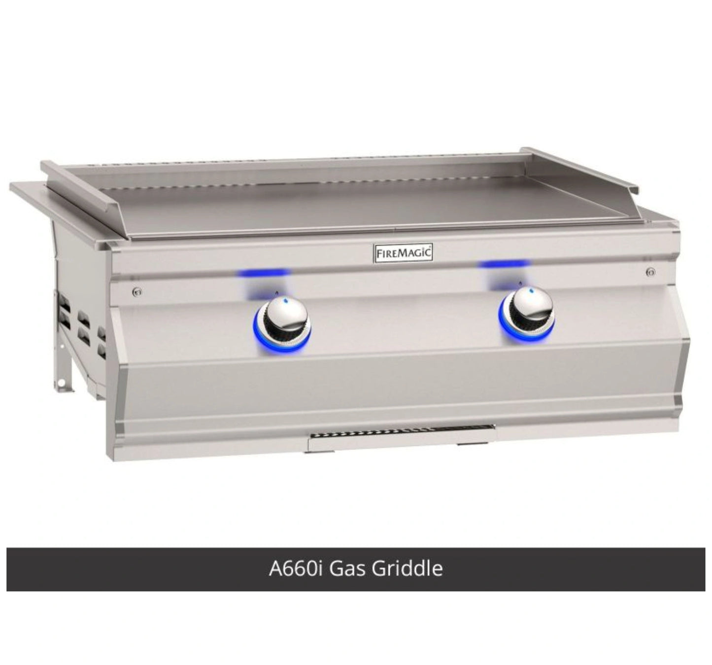 Fire Magic Reclaimed Wood Grill Island for E660/A660 Grill, Double Drawer Cut-Out (35 x 77 inch)