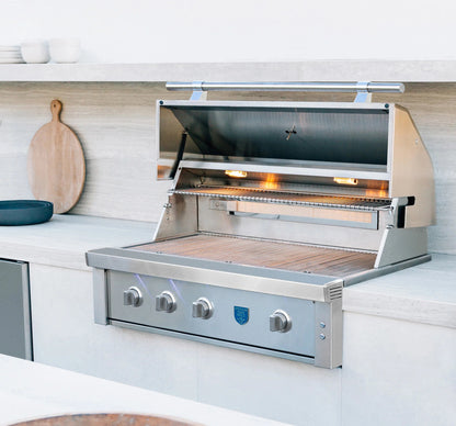 American Made Grills Freestanding Estate 36" 3-Burner Natural/Propane Gas Grill