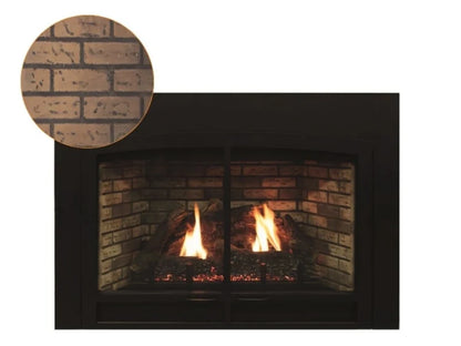 Empire White Mountain Hearth Innsbrook 34" Large Direct Vent Clean Face Traditional Gas Fireplace Insert with Intermittent Pilot Control