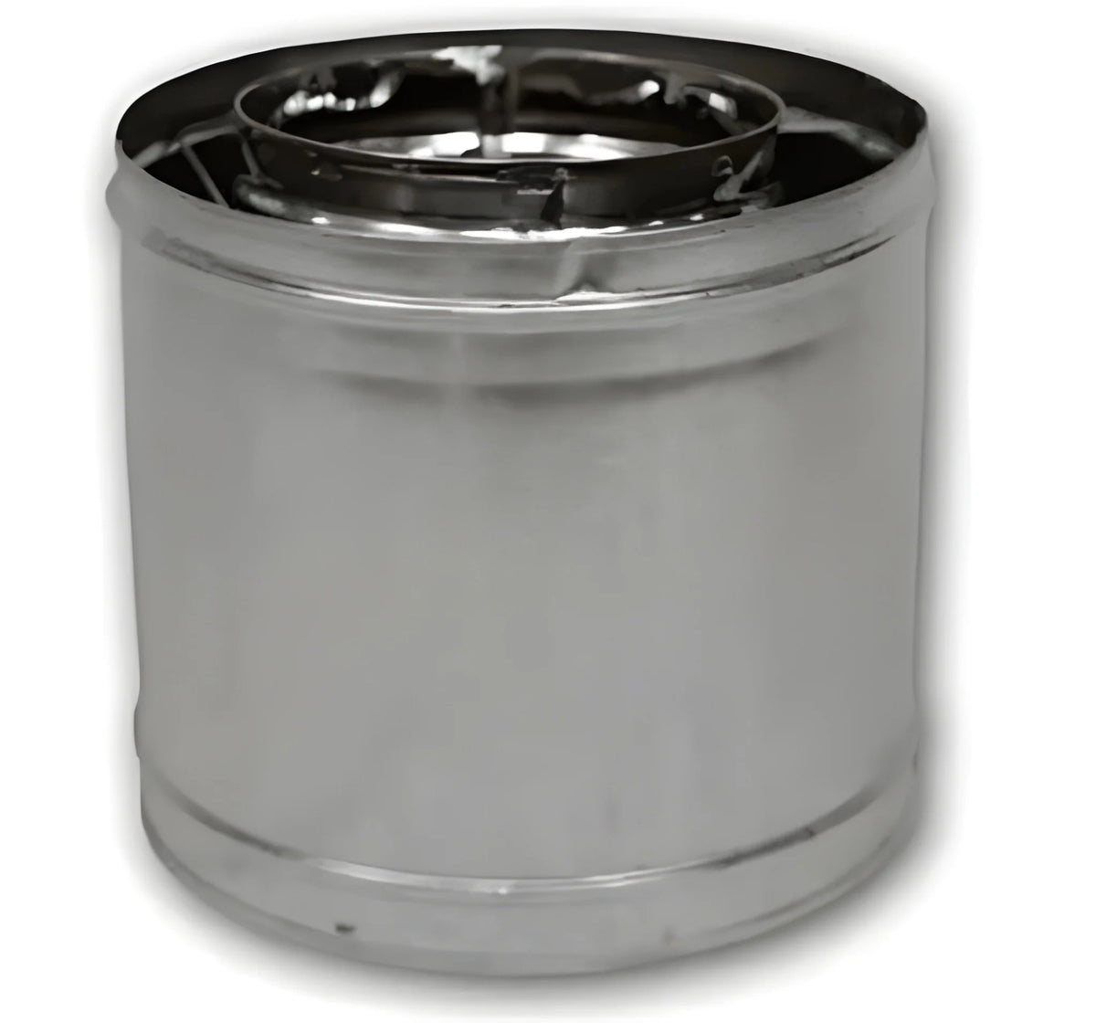 Superior 12" Section Double Wall Pipe for 8" High Temp Wood Burning Chimney