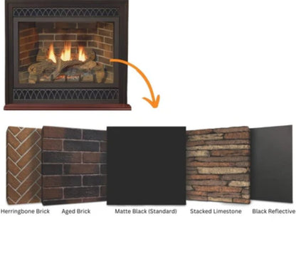 Empire White Mountain Hearth Tahoe 32" Direct Vent Deluxe Propane Gas Fireplace with Millivolt Control and On/Off Switch
