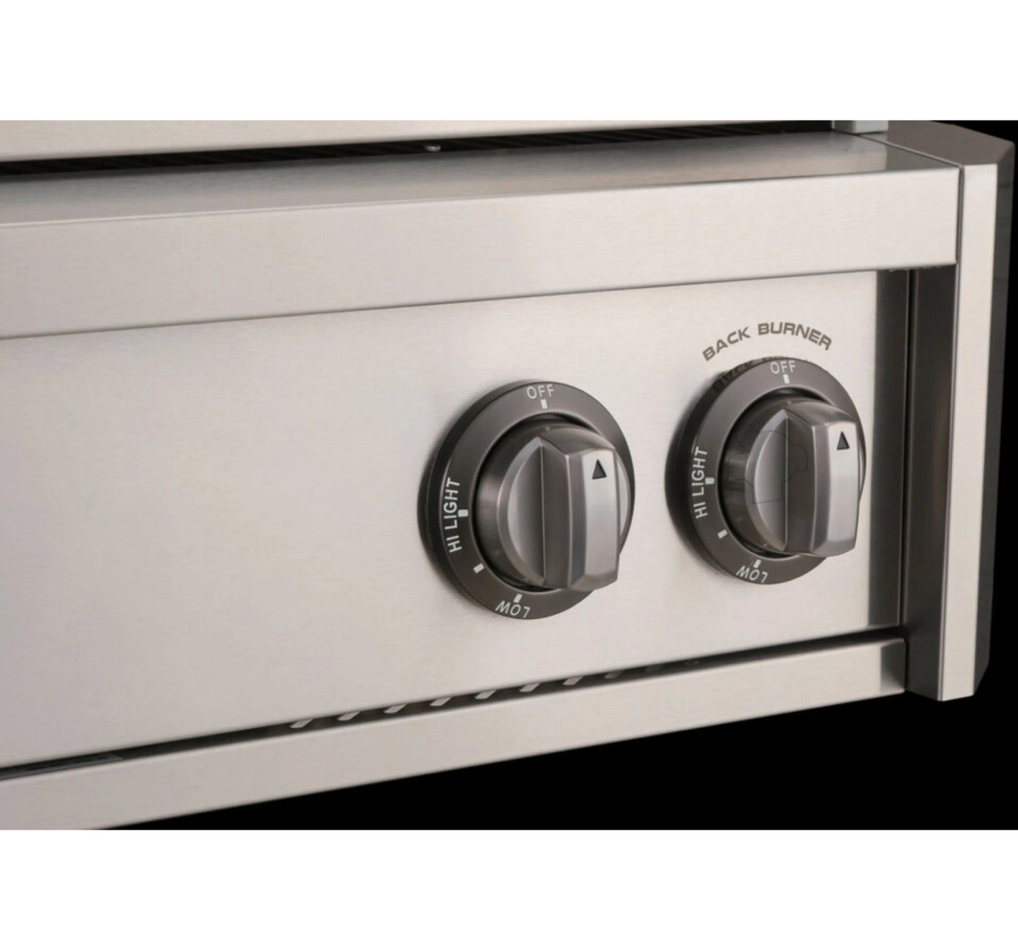 AOG L-Series 24" 2-Burner Natural Gas Built-In Grill with Backburner and Rotisserie Kit High Performance Outdoor Cooking