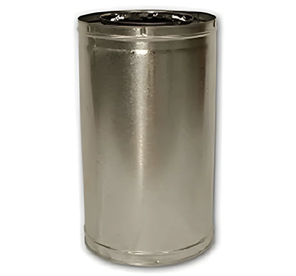 Superior 24" Section Double Wall Pipe for 8" High Temp Wood Burning Chimney