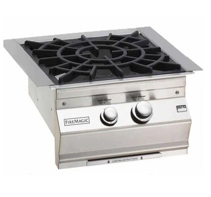 Fire Magic 60,000 BTU Built-In Natural Gas Power Burner with Collimator