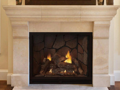 Empire White Mountain Hearth Tahoe Clean Face 42" Direct Vent Traditional Luxury Natural Gas Fireplace with IPI Control and On/Off Switch