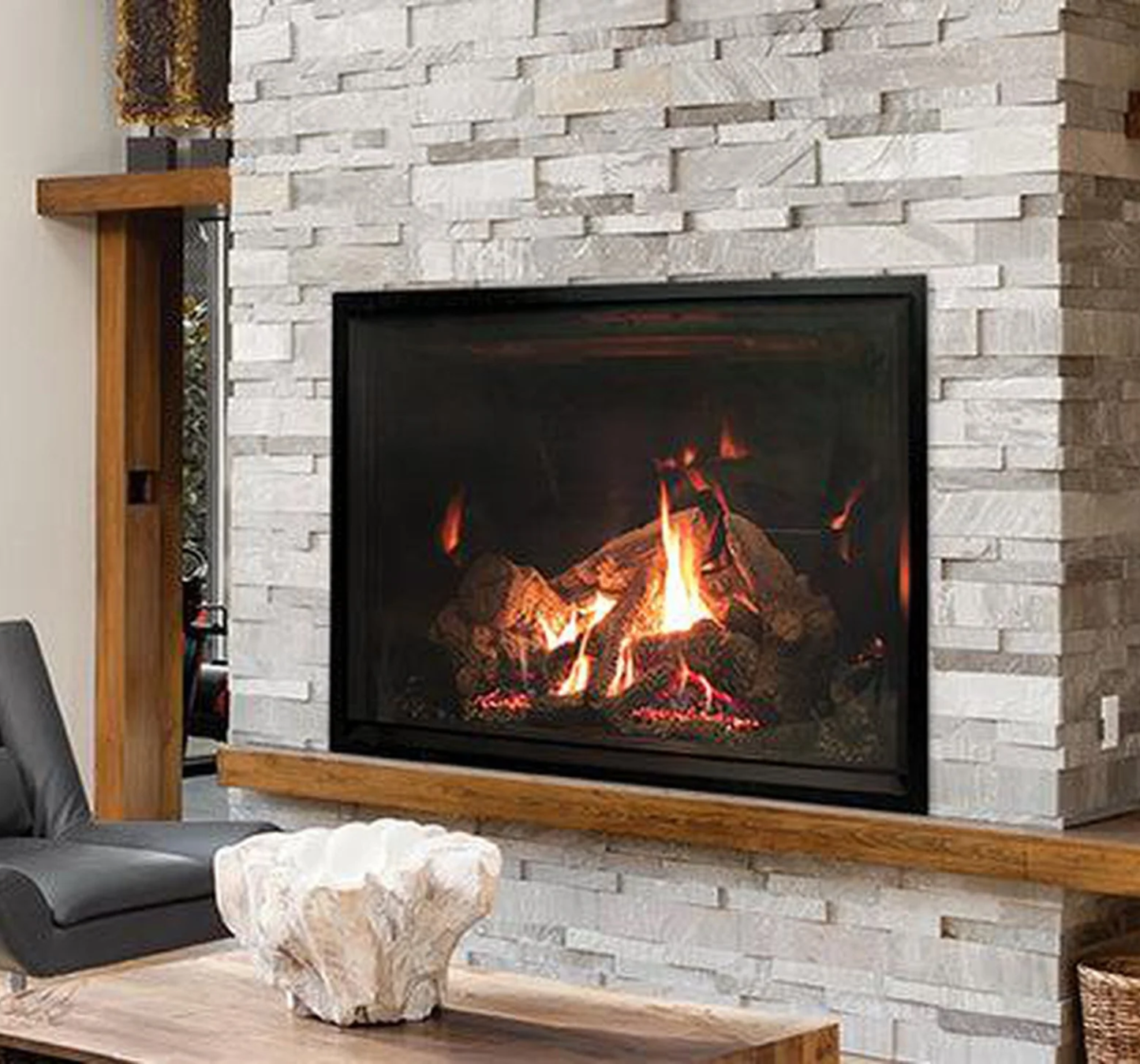 Empire Hearth Rushmore Clean Face 50" Direct Vent Gas Fireplace with TruFlame Control System