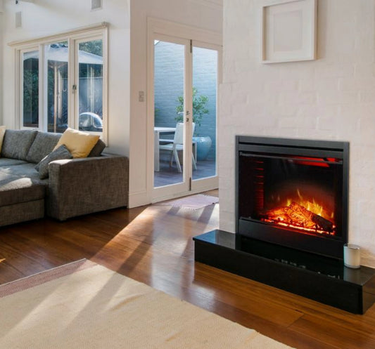 Empire White Mountain Hearth Nexfire 39" Traditional Electric Fireplace With Log Set