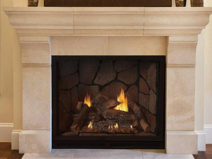 Empire White Mountain Hearth Tahoe Clean Face 42" Direct Vent Traditional Luxury Gas Fireplace with Multi Function Thermostat Remote Control and Blower
