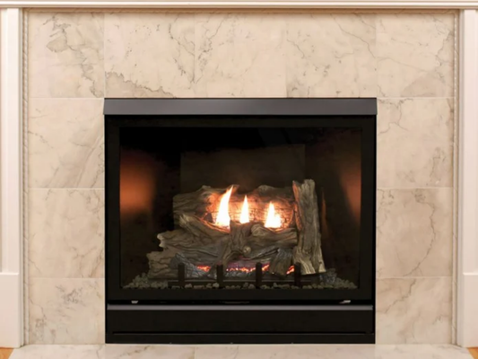 Empire White Mountain Hearth Tahoe Clean Face 42" Direct Vent Deluxe Gas Fireplace with IPI Control On/Off Switch and Blower