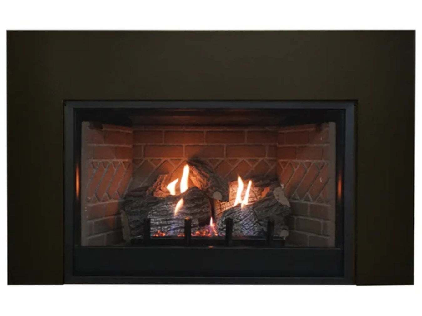 Empire White Mountain Hearth Innsbrook 28" Vent Free Medium Propane Gas Fireplace Insert with Millivolt Control and On/Off Switch
