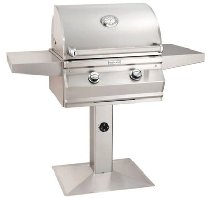 Fire Magic Choice C430s 27" Post-Mount Natural Gas Grill with Analog Thermometer and 1-Hour Post Timer