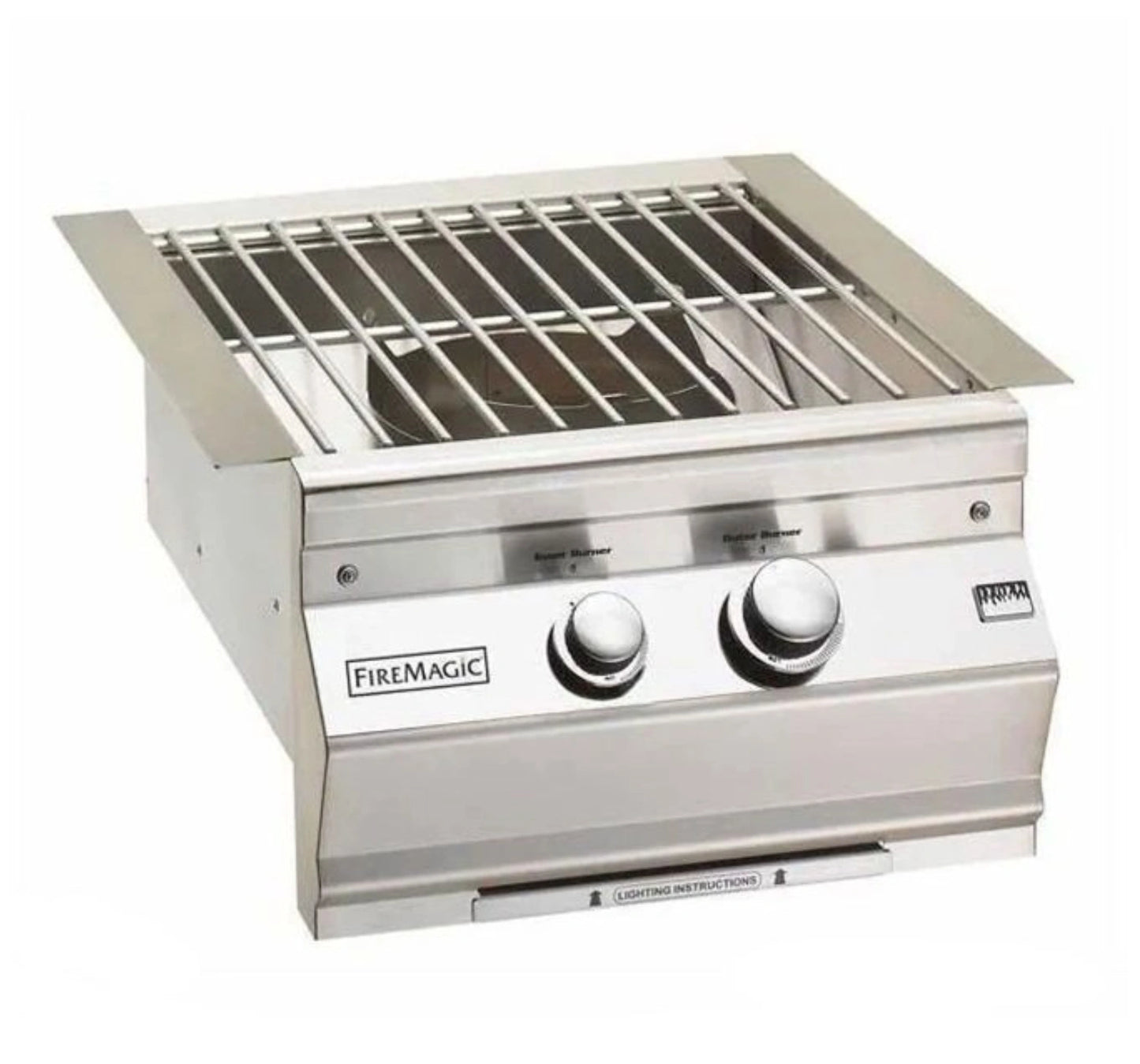 Fire Magic 60,000 BTU Built-In Natural Gas Power Burner with Collimator