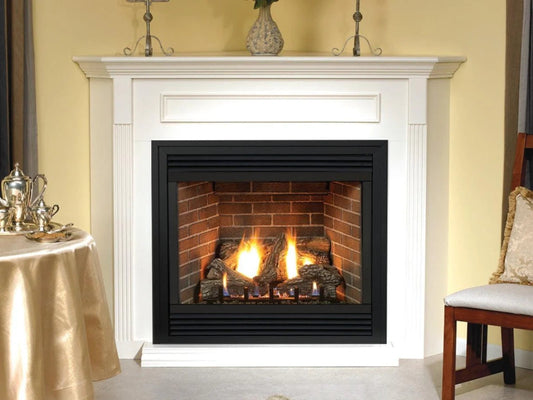 Empire Hearth Tahoe 48" Direct Vent Premium Gas Fireplace with Millivolt Control On/Off Switch and Blower