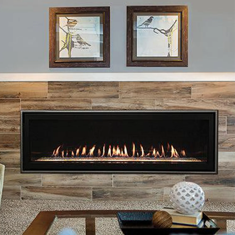 Empire Hearth Boulevard 60" Direct Vent Linear Natural Gas Fireplace with Multi Function Remote Control