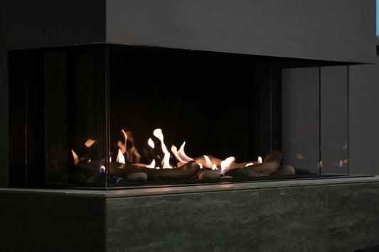 Amantii Sierra Flame 38" TOSCANA 3-Sided Natural Gas Fireplace | TOSCANA-38-NG